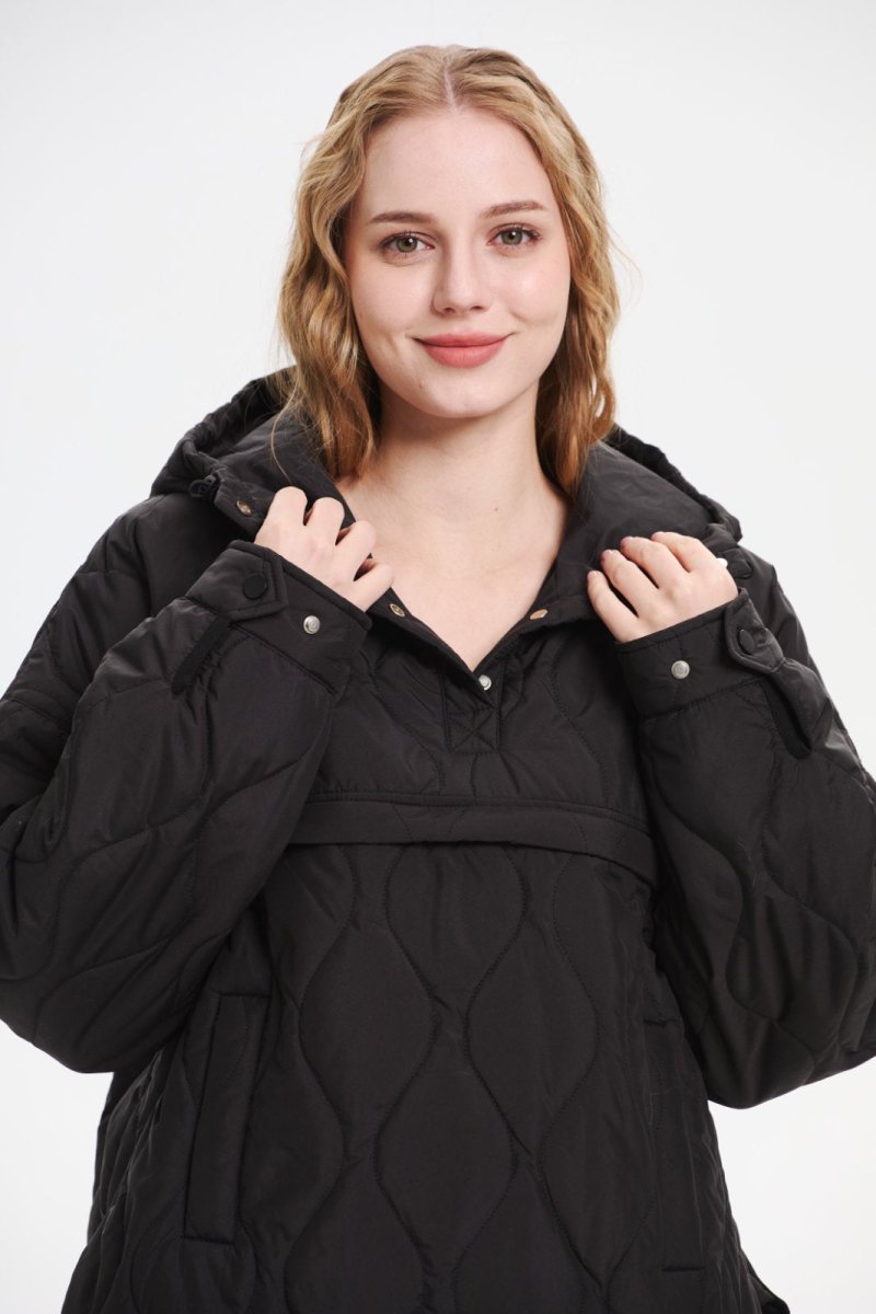 WILLOW | QUILTED WATER REPELLENT HOODED JACKET 