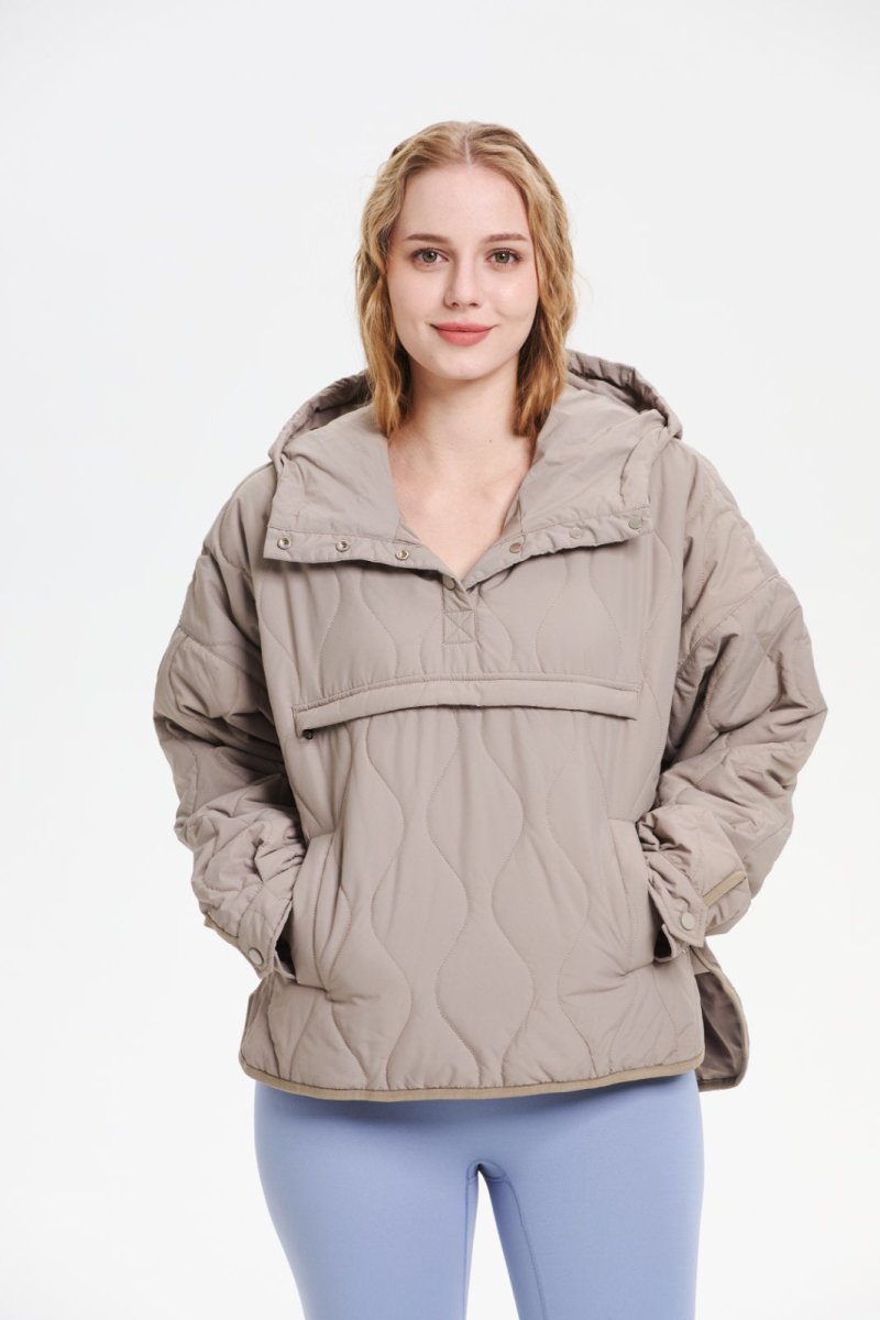 WILLOW | QUILTED WATER REPELLENT HOODED JACKET 