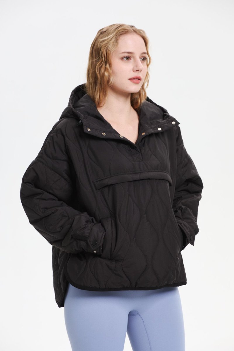 WILLOW | QUILTED WATER REPELLENT HOODED JACKET 