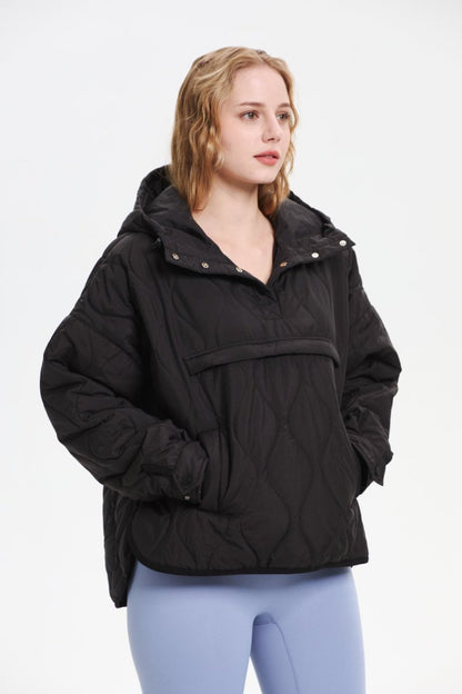 WILLOW | QUILTED WATER REPELLENT HOODED JACKET 