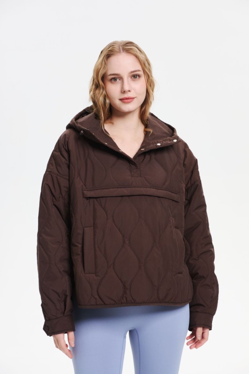 WILLOW | QUILTED WATER REPELLENT HOODED JACKET 