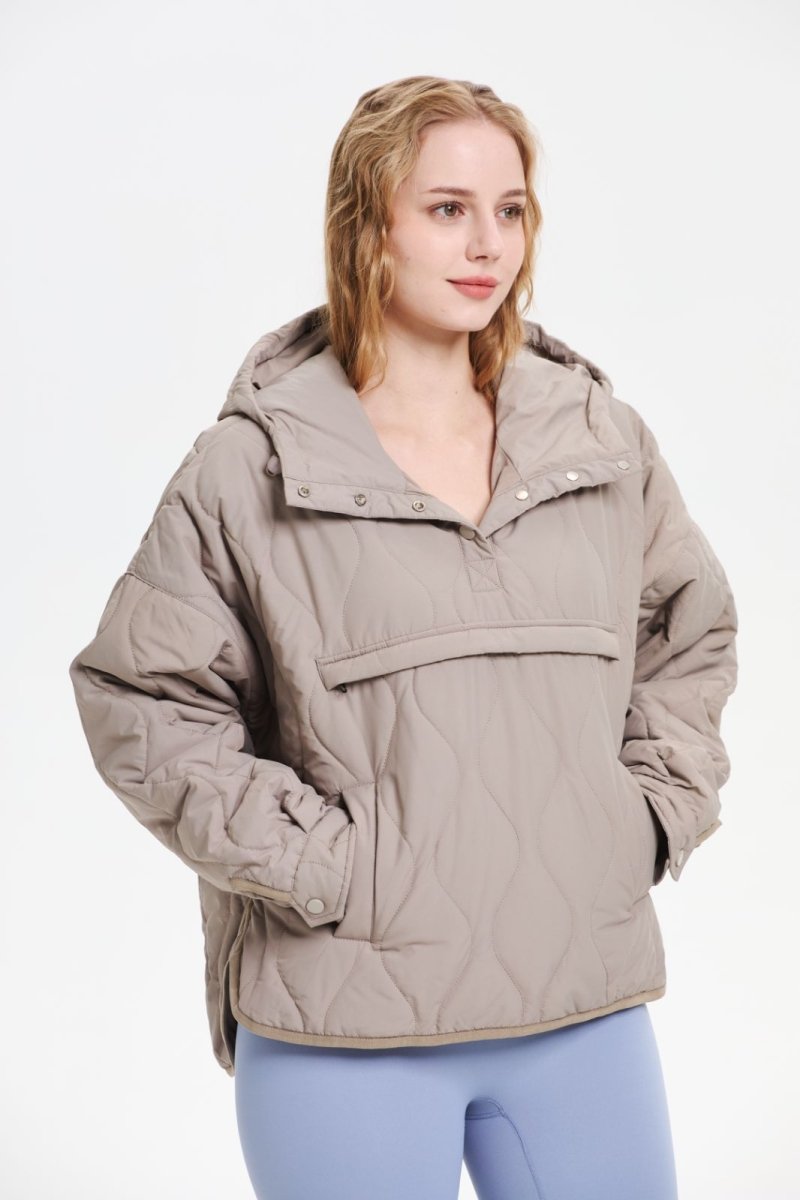WILLOW | QUILTED WATER REPELLENT HOODED JACKET 