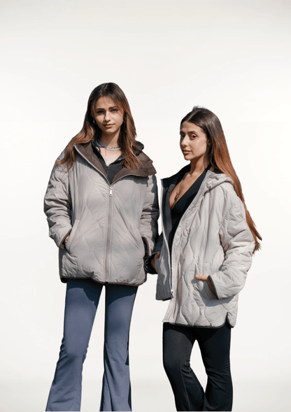 WILLOW | QUILTED WATER REPELLENT HOODED JACKET 