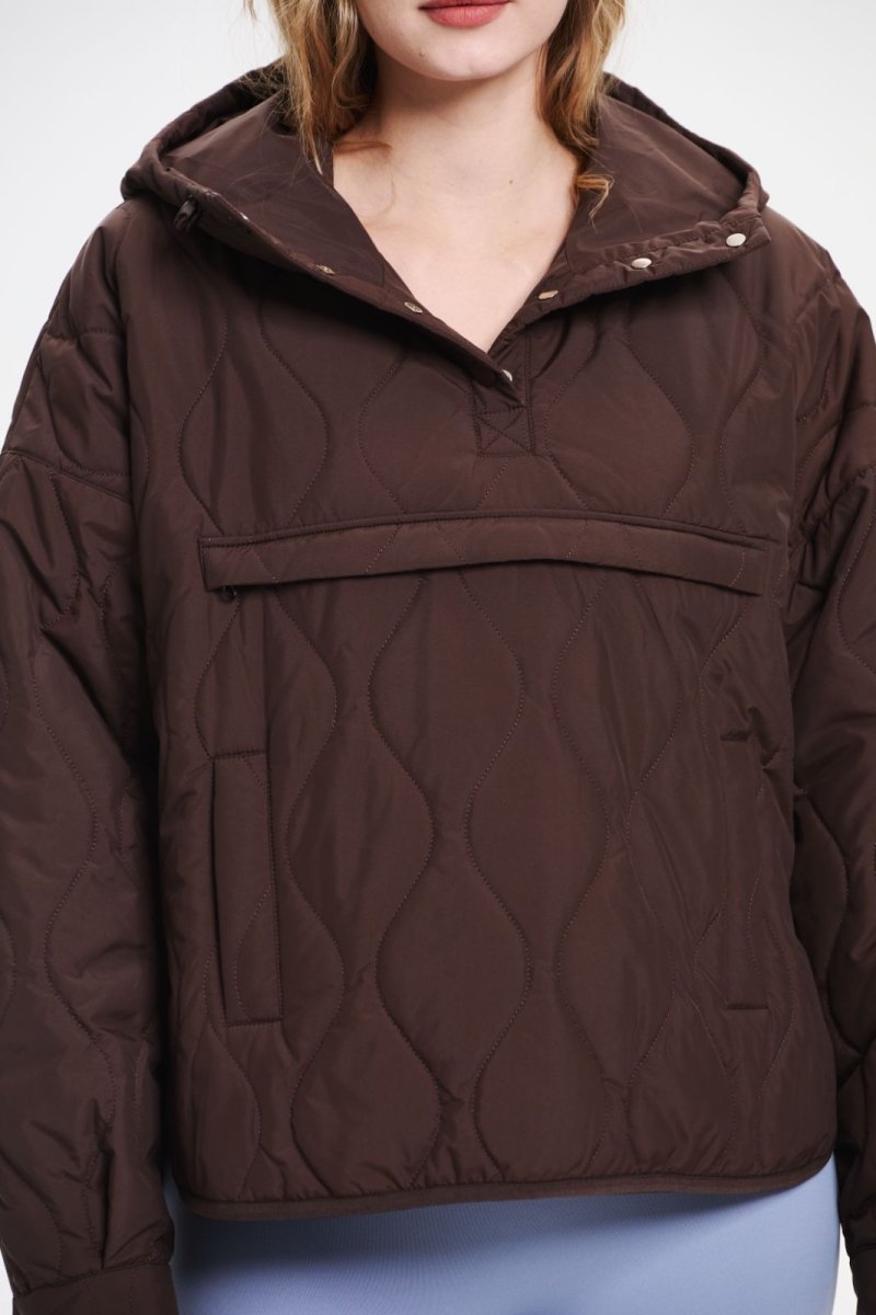 WILLOW | QUILTED WATER REPELLENT HOODED JACKET 