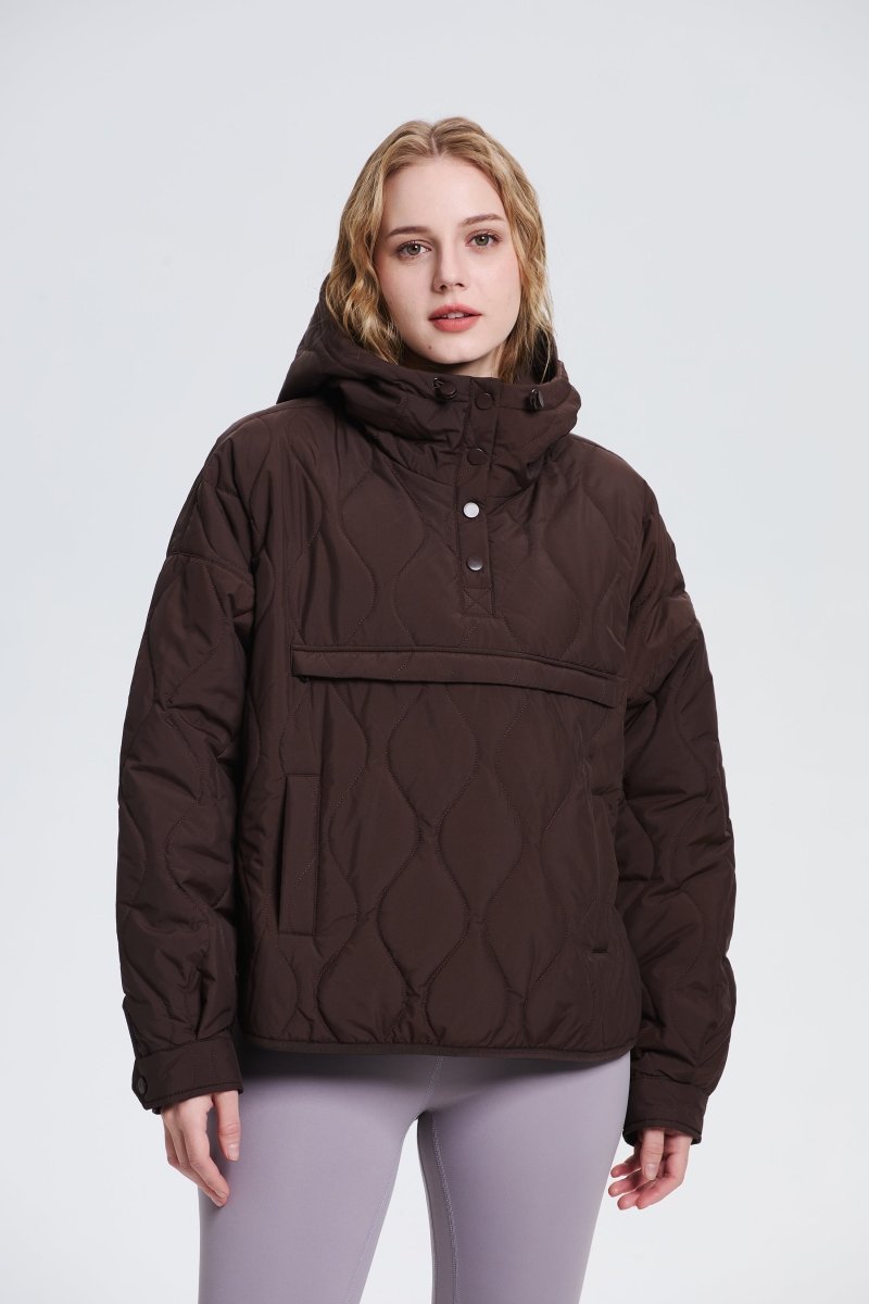WILLOW | QUILTED WATER REPELLENT HOODED JACKET 